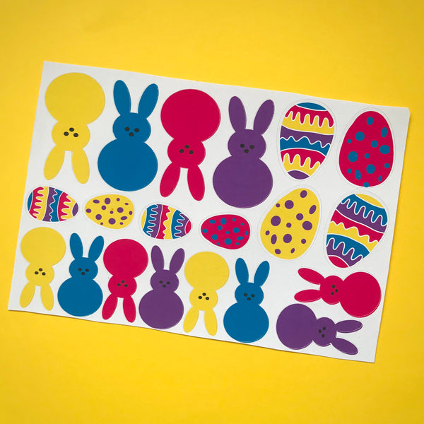 Easter Egg & Bunny Stickers