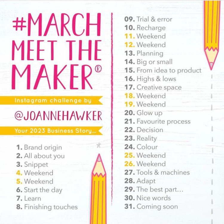 March Meet the Maker is here!